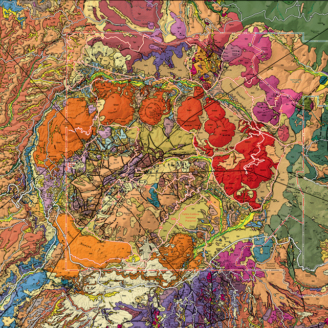 Valles Caldera Geo Map